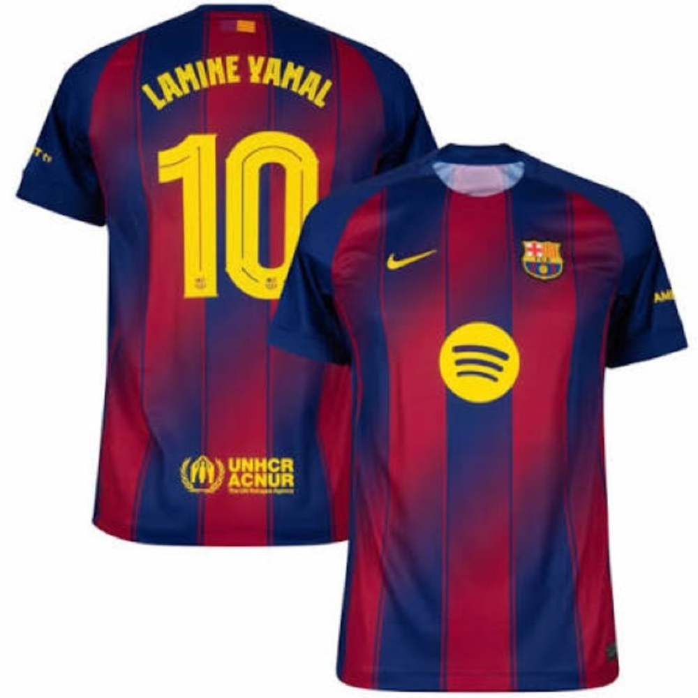 FC Barcelona 2025/26 Lamine Yamal Home Jersey (NWT + Bag)